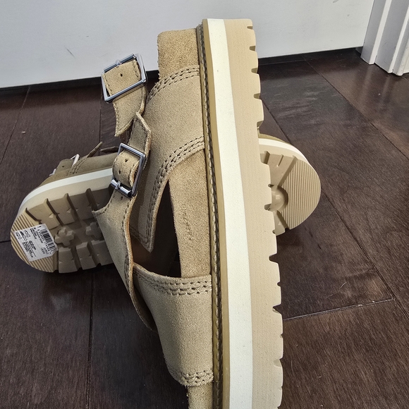 Clarks Suede Sandals with Buckle - Picture 5 of 8